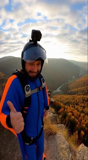 Visite de mon spot de chasse en wingsuit ! #wingsuit #deerhunting #chevreuil #viral #nature