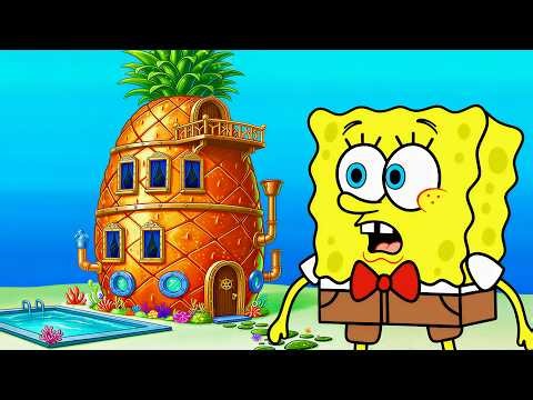 SpongeBob has Moved into a Rich House Sad Story! SpongeBob Funny Animation