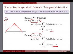 [Chapter 6] #7 Sum of two independent uniforms