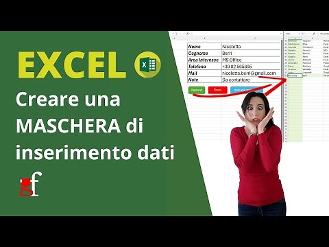 Excel: creare una Maschera di Inserimento Dati