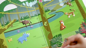 Melissa & Doug Puffy Sticker Play Set: Safari - 42 Reusable Stickers - FSC Certified