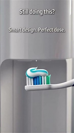 **Automatic Toothpaste Dispenser 😁 | Smart Bathroom Upgrade You’ll Love! 🦷✨**