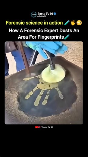 How Fingerprints Are Revealed in Seconds 😳