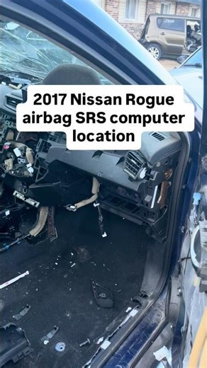 2017 Nissan Rogue airbag computer SRS control module part number 98820-4BS0A location on car