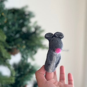 Mouse Finger Puppet, Rat Finger Puppet, Waldorf Toy, Speech Therapy Aid, Pretend Play, Ratatouille - Etsy