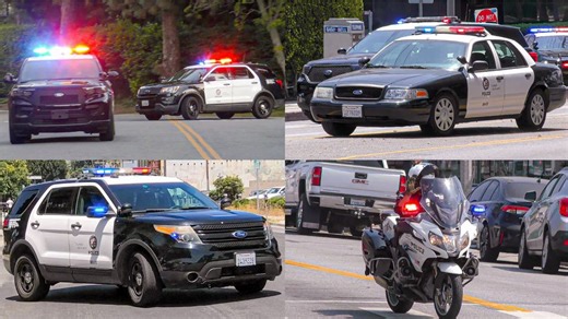 LAPD Responding Code 3 (Compilation 37)