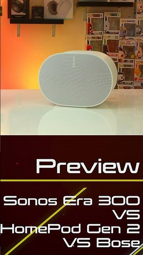 Sonos Era 300 vs Bose vs Homepod 2 #shorts