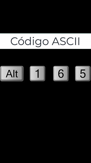 Código ASCII Alt 165 #tutorial #viral #GabrielGodinezDice #foryou #foryoupage #fyp