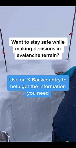 onX Backcountry is one of many important tools that can help guide your decision making in avalanche terrain. Try the app today. #onxbackcountry #backcountryskiing #skiing #skiingtiktok #splitboarding #skitouring #winter #snow