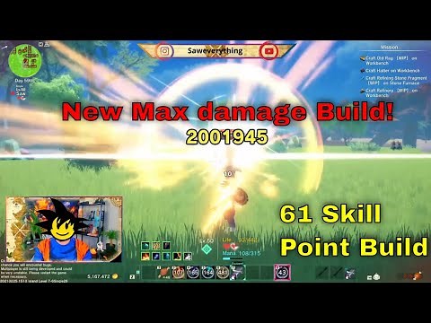 Craftopia - New Max Damage! 61 Skill Point Build