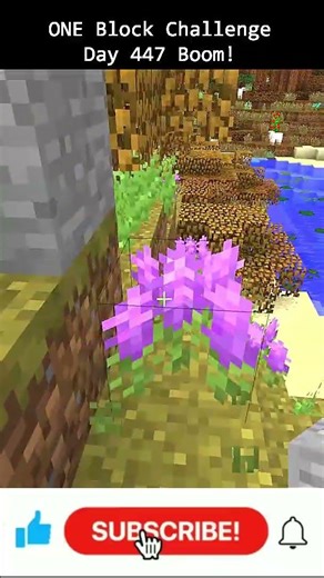 Day 447 Minecraft build challenge - ONE BLOCKS BUILD