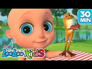 🐸The Little Green Frog - S3EP22 Kindergarten Fun Highlights Compilation - LooLoo Kids
