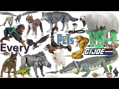 Every Hasbro G.I. Joe Classified Series "Pets" or "Animals" Comparison List
