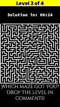 Can You Solve These HARD Maze Puzzles? 🧩 Brain Game Challenge!