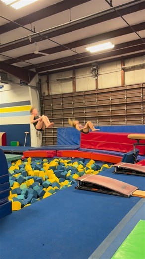 Connecticut Gymnastics Academy on Instagram: "2 days until Christmas = 2 double backs!"