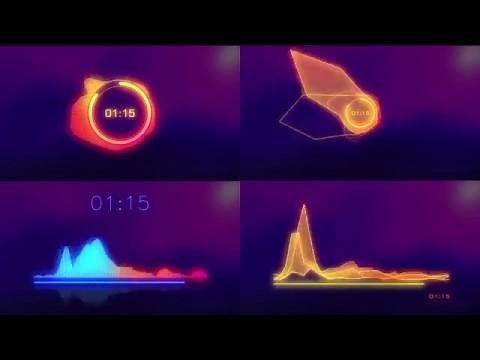 FREE AFTER EFFECTS TEMPLATE | Music Visualizer l Audio spectrum