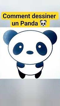comment dessiner un panda kawaii #dessin