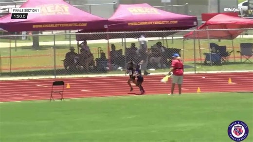 Amazing kick from 6-year-old for 800m national record