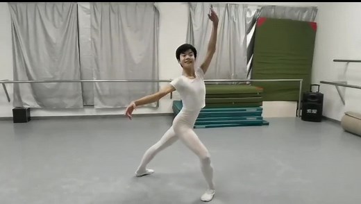 Ballet Practice Session with a Talented Male Dancer