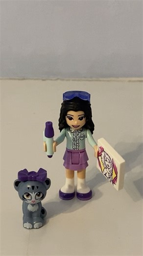 #Lego Friends Emma Minidoll Figure. #legofriends #legominifigures