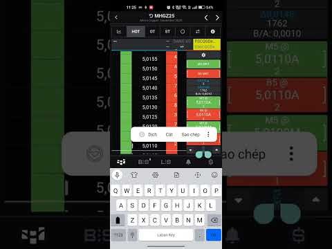 Hướng dẫn sử dụng phần mềm giao dịch CQG trên điện thoại Android