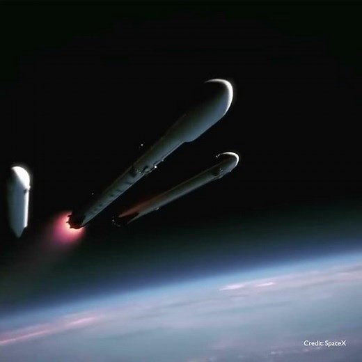 Falcon Heavy Animation