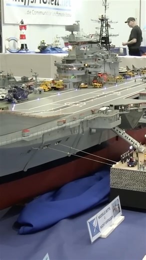 It Took Him 40 Years to Build This Aircraft Carrier! 🤯