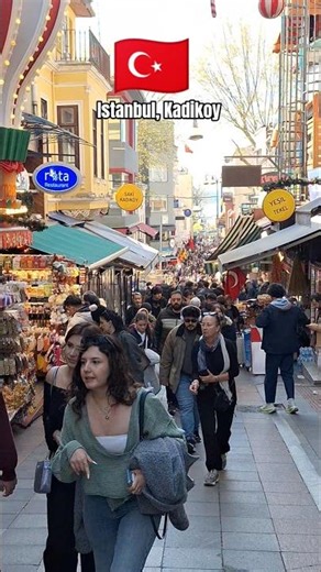 Istanbul Street Life 2026 🔥 Kadikoy Boho Vibes for Travel Lovers #shortsfeed #shorts #walkingtour