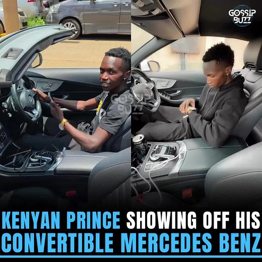 Kenyan Prince Unveils Stunning Convertible Mercedes Benz