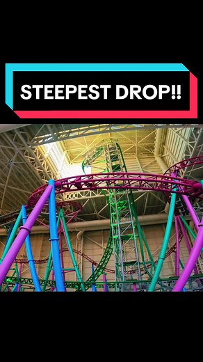 Steepest Drop Roller Coaster at Nickelodeon Universe