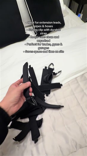 Heavy-Duty Cable Holder Straps for Van Organization