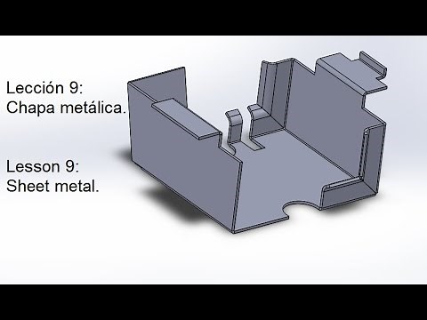SolidWorks _ Sheet metal _ Chapa metálica