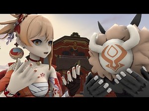 The Swapped Yoimiya | Body Swap Animation