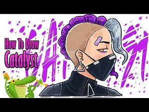 How To Draw catalyst fortnite step by step