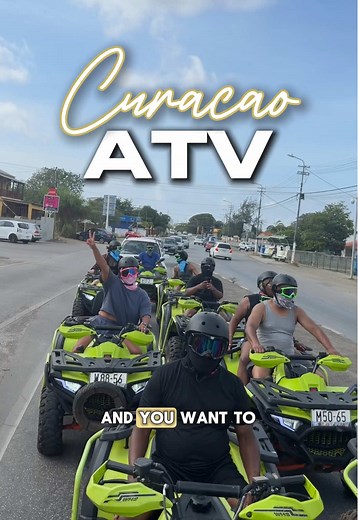 Out of the three times I've been before, this was the best ATV excursion! A must do if you're going to Curacao. Shop this itinerary download downloadable itinerary with clickable links at the link in my bio. ##curacaotiktok##curacaoatv##thingstodoincuracao##curacaoitinerary##blacktraveltiktok
