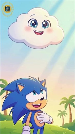 Sonic vs the Sneezing Cloud ☁️😂⚡ | Funny Kids Short