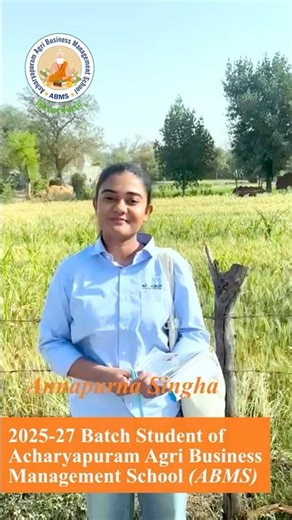 Agribusiness | Acharyapuram AIOCP | Acharyapuram ABM (NIU) | Agribusiness Management | MBA ABM NIU