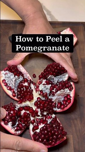 How to Peel a Pomegranate