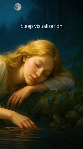 Night Forest Visualization | Guided Meditation Journey for Deep Sleep🌙😴 #shorts #short #viral #fyp