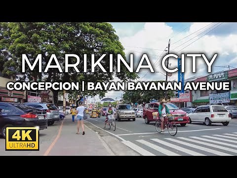 4K | MARIKINA CITY CONCEPCION Bayan Bayanan Morning Walk | Philippines - June 2021