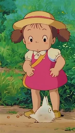 Photo Ghibli on Instagram: "My Neighbor Totoro❣️ (1988) Did you guys know that Hayao Miyazaki originally conceived the characters Satsuki and Mei as one female character. He wanted to add suspense to the second half of the film, and he felt it wouldn’t work with just one girl, so he split her into two separate characters. The original girl had features of both Satsuki and Mei and was approximately 7 years old, roughly halfway between the ages of Satsuki (10) and Mei (4). Note that the poster fea