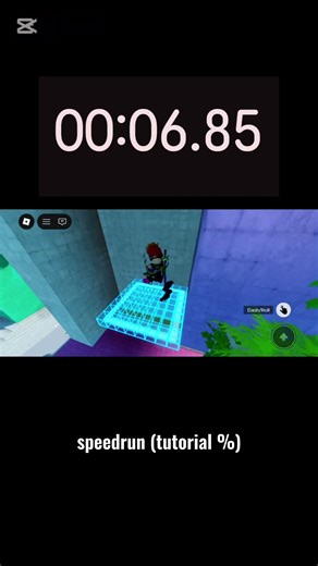 speed run tutorial% #speedrun #roblox