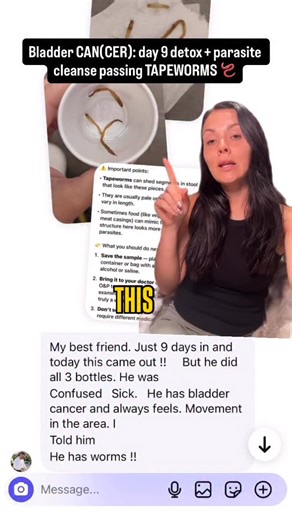 How to TAKE PARASITES OUT 👇 You MUST detox, especially from toxic metals. Toxic metals are FOOD, PROTECTION & FUEL for parasites so it’s vital you remove toxins from deep within tissues & organs as well as the gut… This is why the Detox Pack is my top recommendation. Then herbal parasite cleansing can be incorporated (while you continue your daily Detox Pack, because it will bind toxins that parasites give off) The simplest way to parasite cleanses is take your cleanse (preferably the Para-Shie