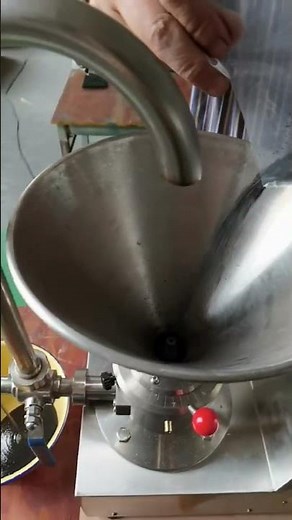 How to Make Black Tahini PERFECTLY - Automatic Black Sesame Paste Grinding Machine In Action