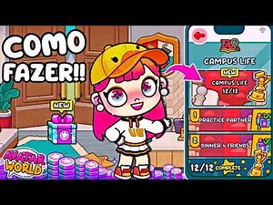 HOW TO COMPLETE ALL MISSIONS AND EARN LOTS OF FREE COINS IN AVATAR WORLD!!
