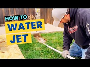 How To Get A PVC Pipe Under A Concrete Sidewalk