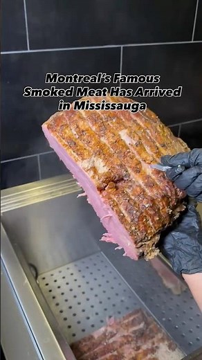 FINALLY a spot to get real Montreal smoked meat sandwiches in Mississauga at Sq1 Mall #smokedmeat