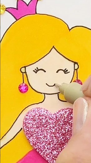 How to draw a beautiful princess 👑 Step by step drawing