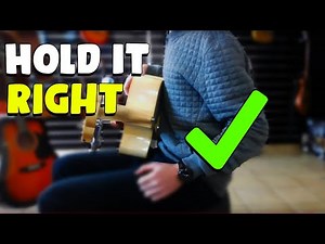Guitar for Absolute Beginners - How To Hold Your Guitar