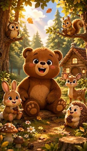 Brown Bear Song for Kids | Learn Brown Color #shorts